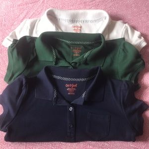 Assortment of Cat&Jack collared shirts. Slim fitting.